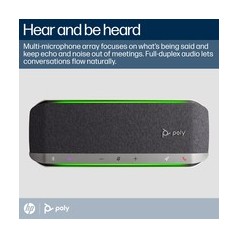 Poly Sync 40M Smart Speakerphone - Wireless Excellence for Crystal-Clear Calls (0197029590480)